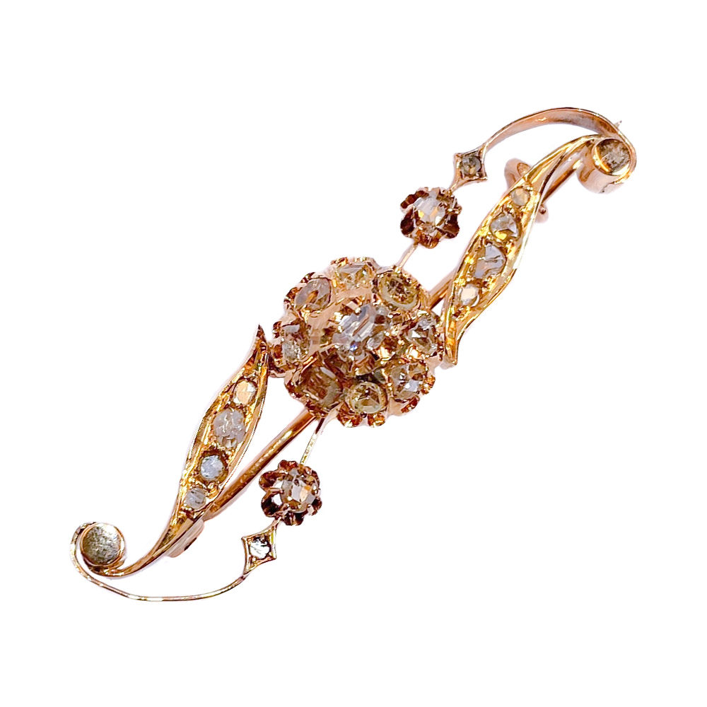 Spilla Rosa Chiaro Mattino - Macorini Gioielli