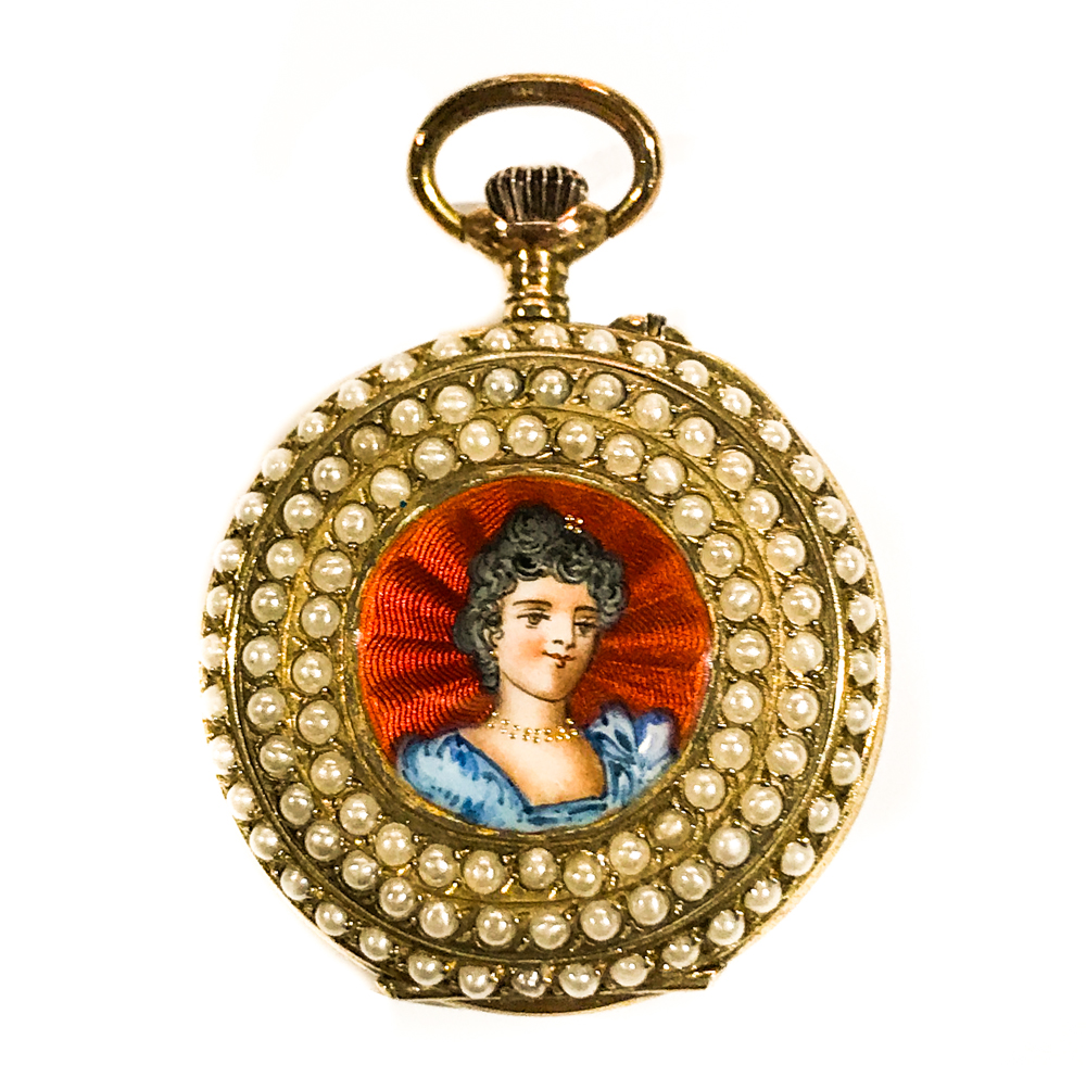 Pocket watch in gilded silver France 18th century Orologi antique