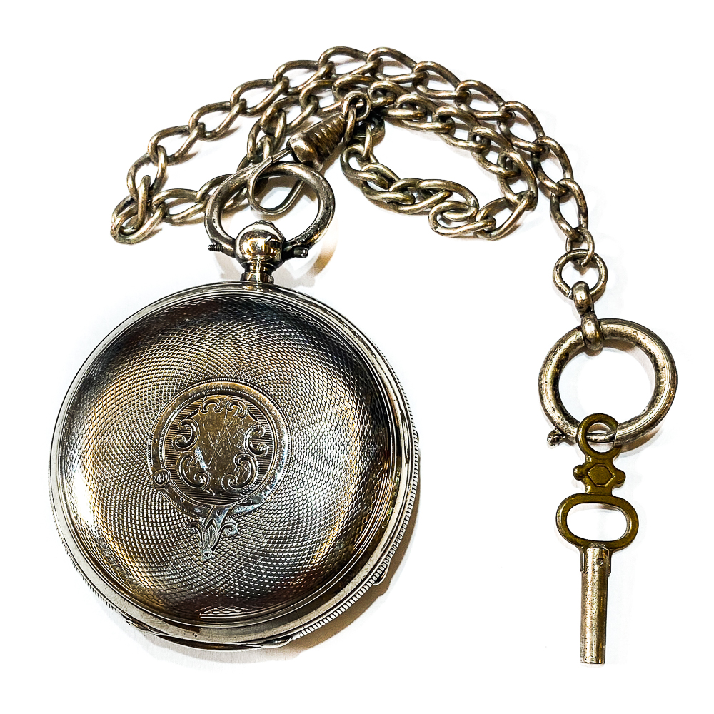 Orologio da tasca in argento - H.G - Inghilterra XIX sec. - Vendita Orologi  d'epoca | Passione Antiqua