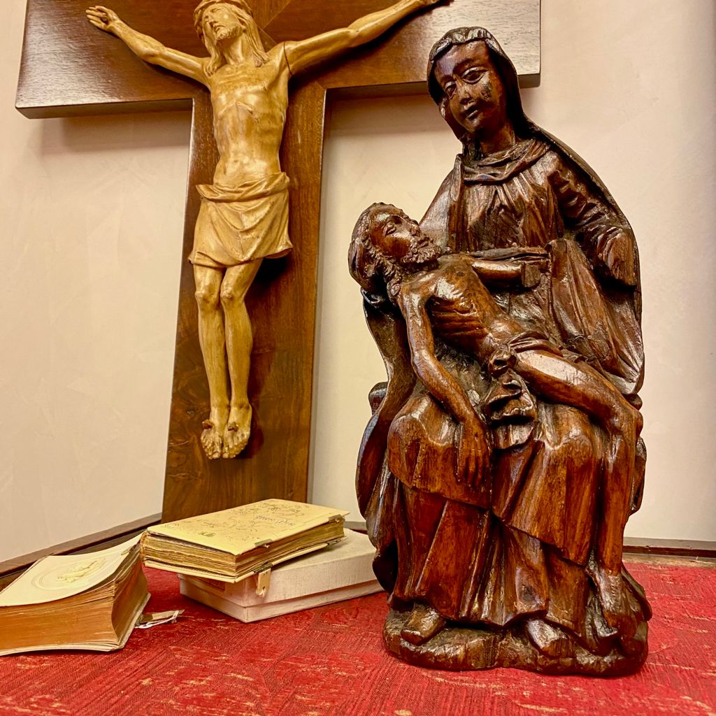 Scultura in legno - La Pietà - Veneto XIV sec.