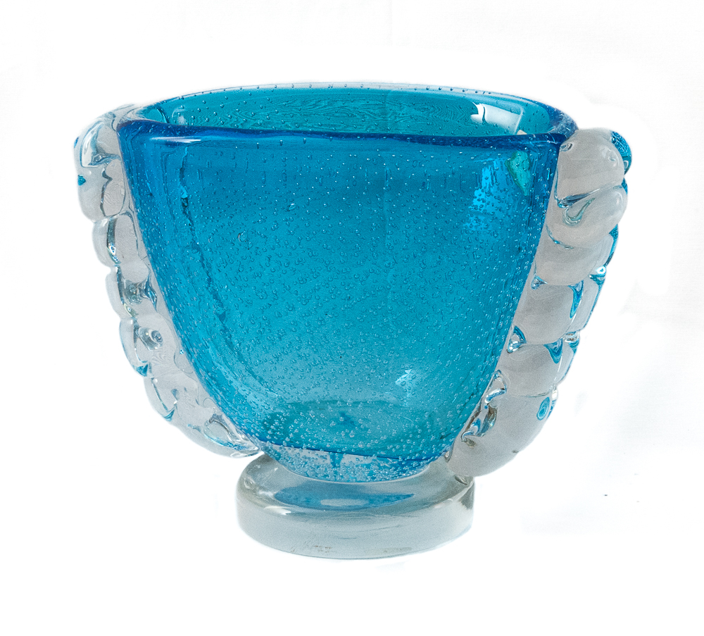 H&H Vaso Fiori In Vetro Trasparente, 18 - H35 Cm, vaso trasparente