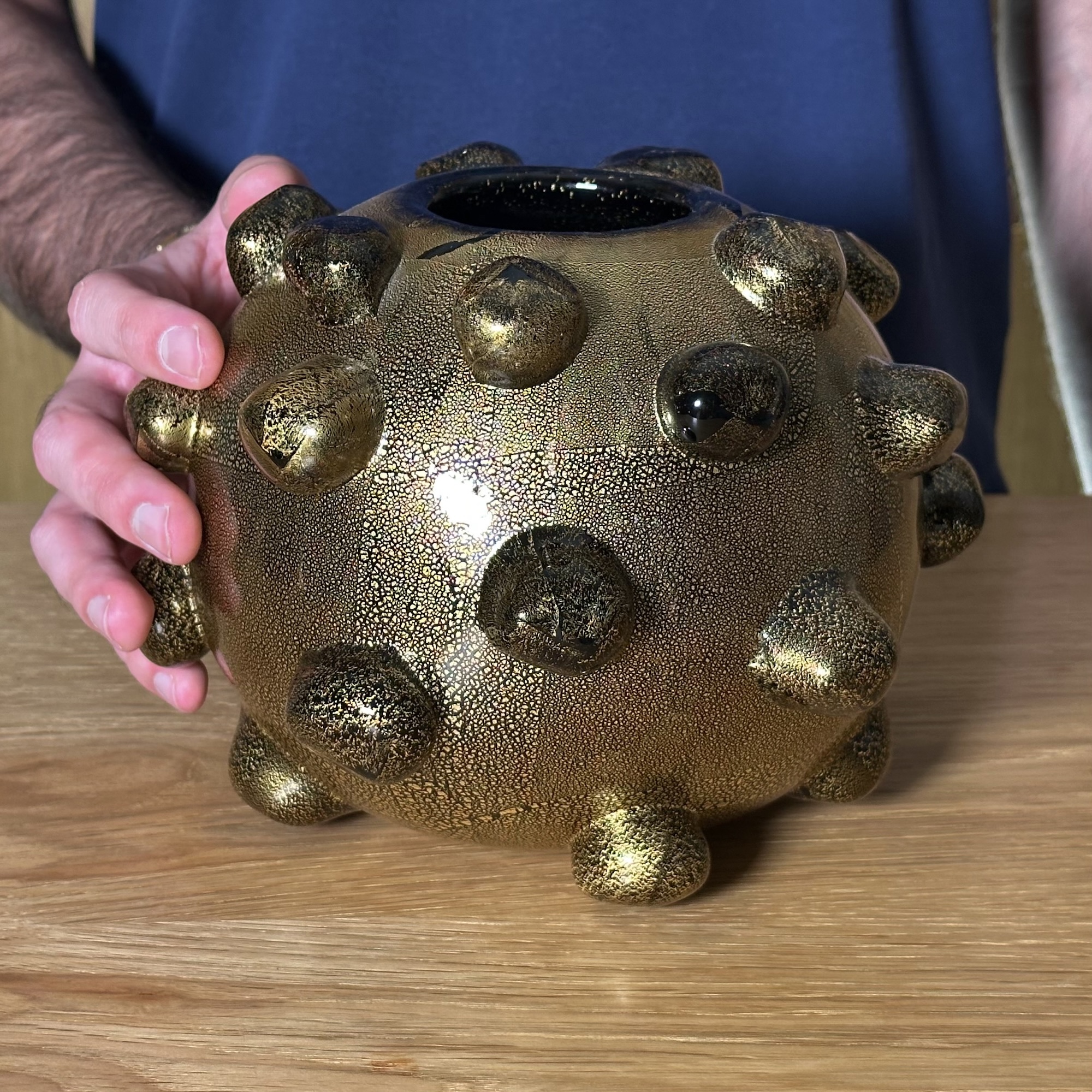 Vaso 'Corrosi a bugne'