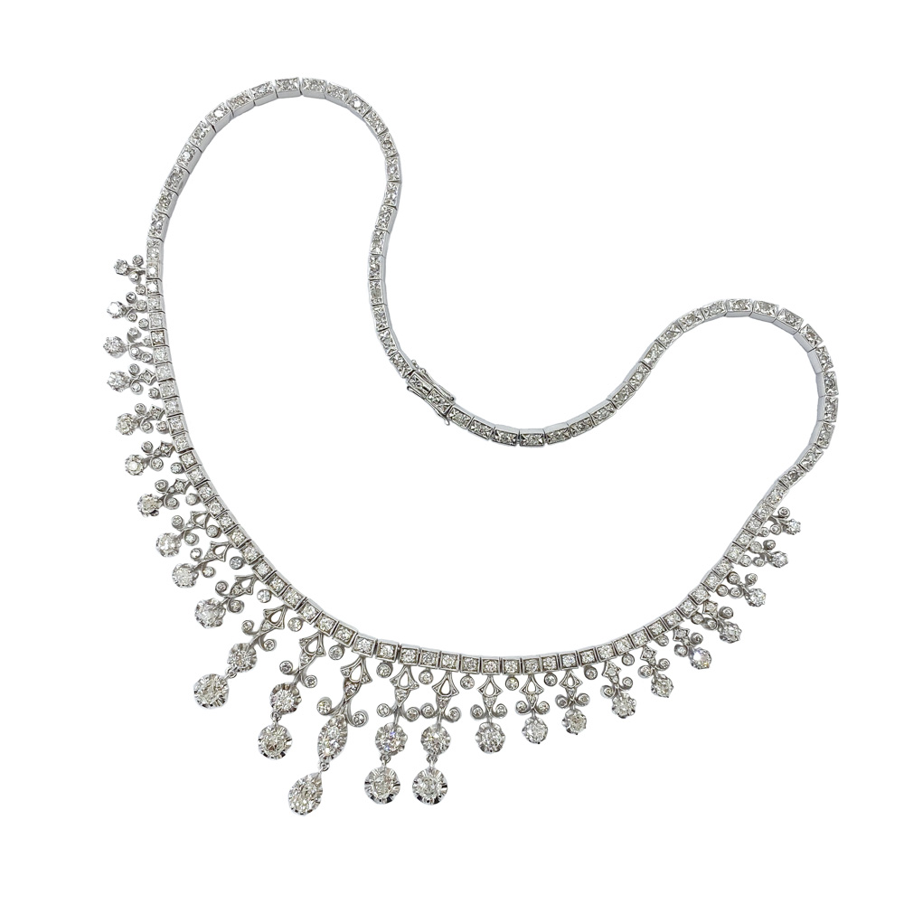 Elli Premium Collana Donna In Argento 925 Placcato Oro Rosato Con Diamante 0,03 Ct – Gioiello Con Certificato, In Custodia Regalo