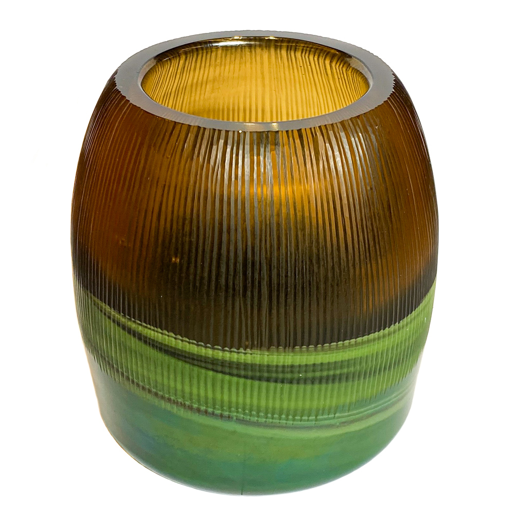 Vaso in vetro di Murano Thomas Stearns per Venini Italia anni '60