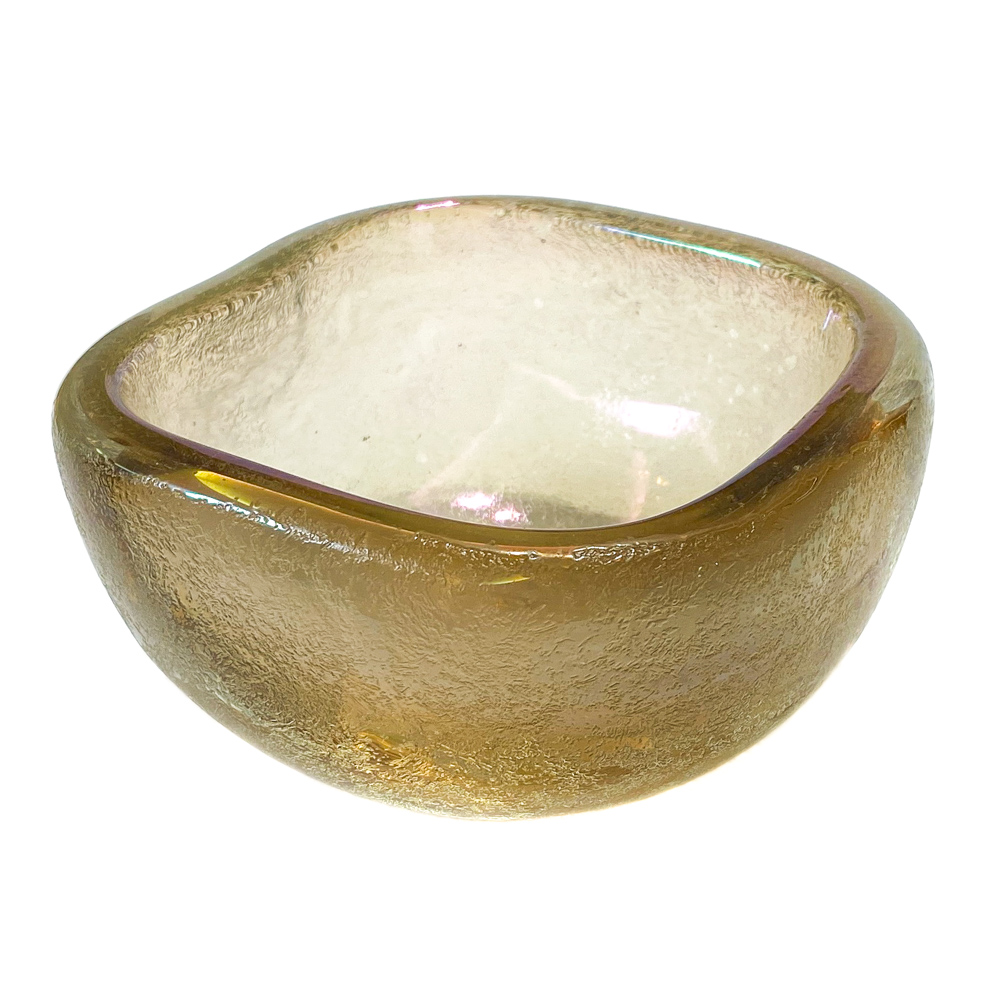 Coppa in vetro di Murano Carlo Scarpa per Venini Italia anni '40