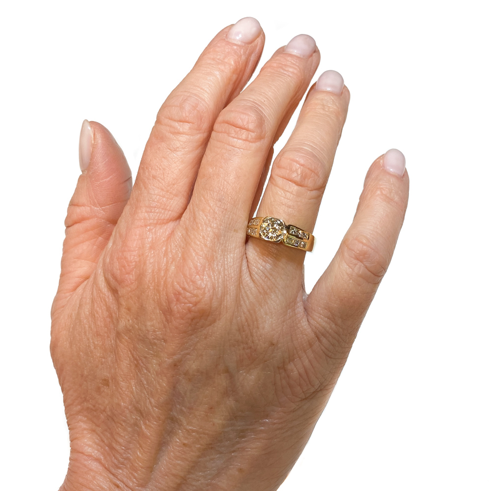 Anello Vintage Con Stemma Leone - Placcato Oro 18k, Argento 925, Stile Gotico Punk, Regalo Uomo - Foto 4