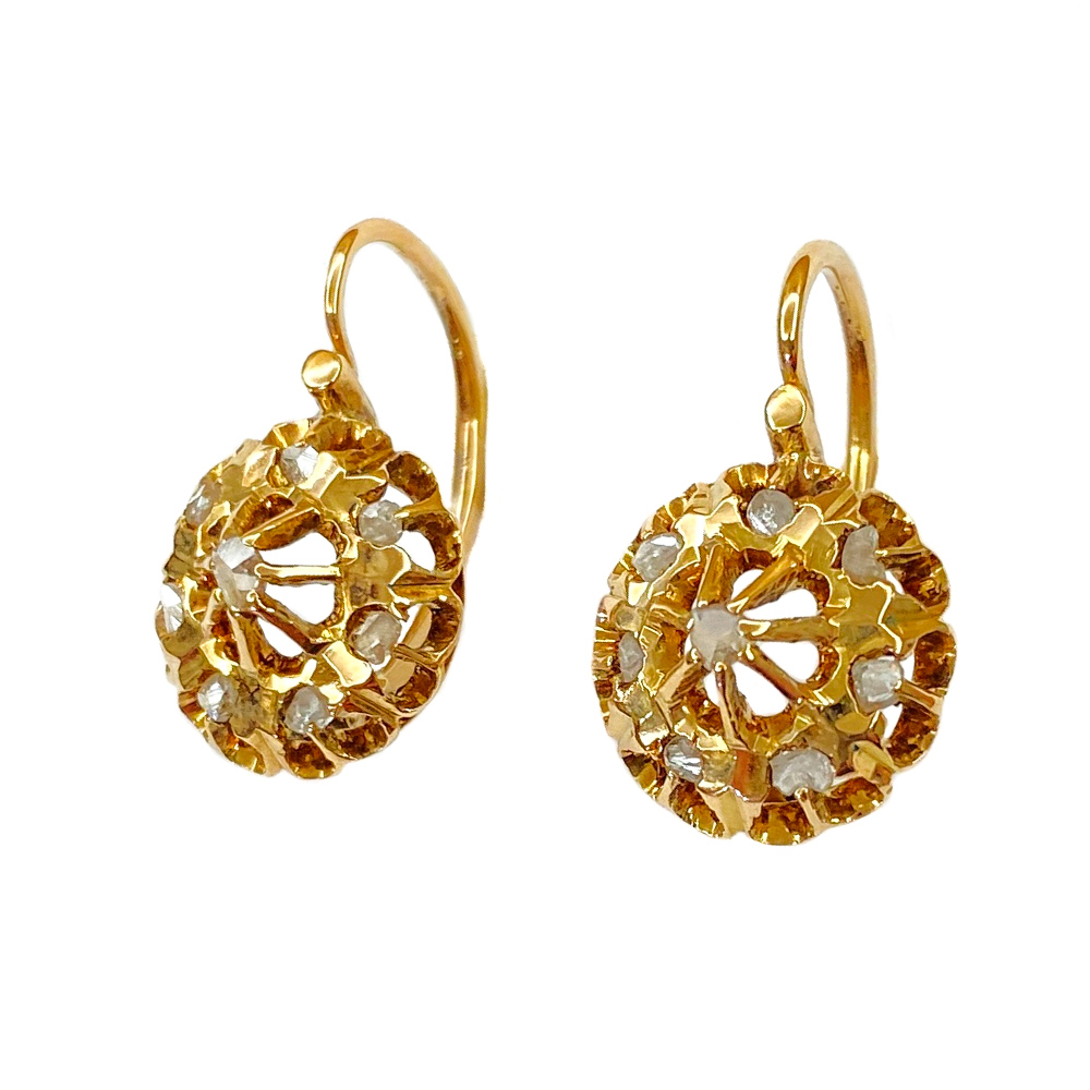 916 Italy design gold Earrings Womens Fashion Jewelry  Organisers  Earrings on Carousell