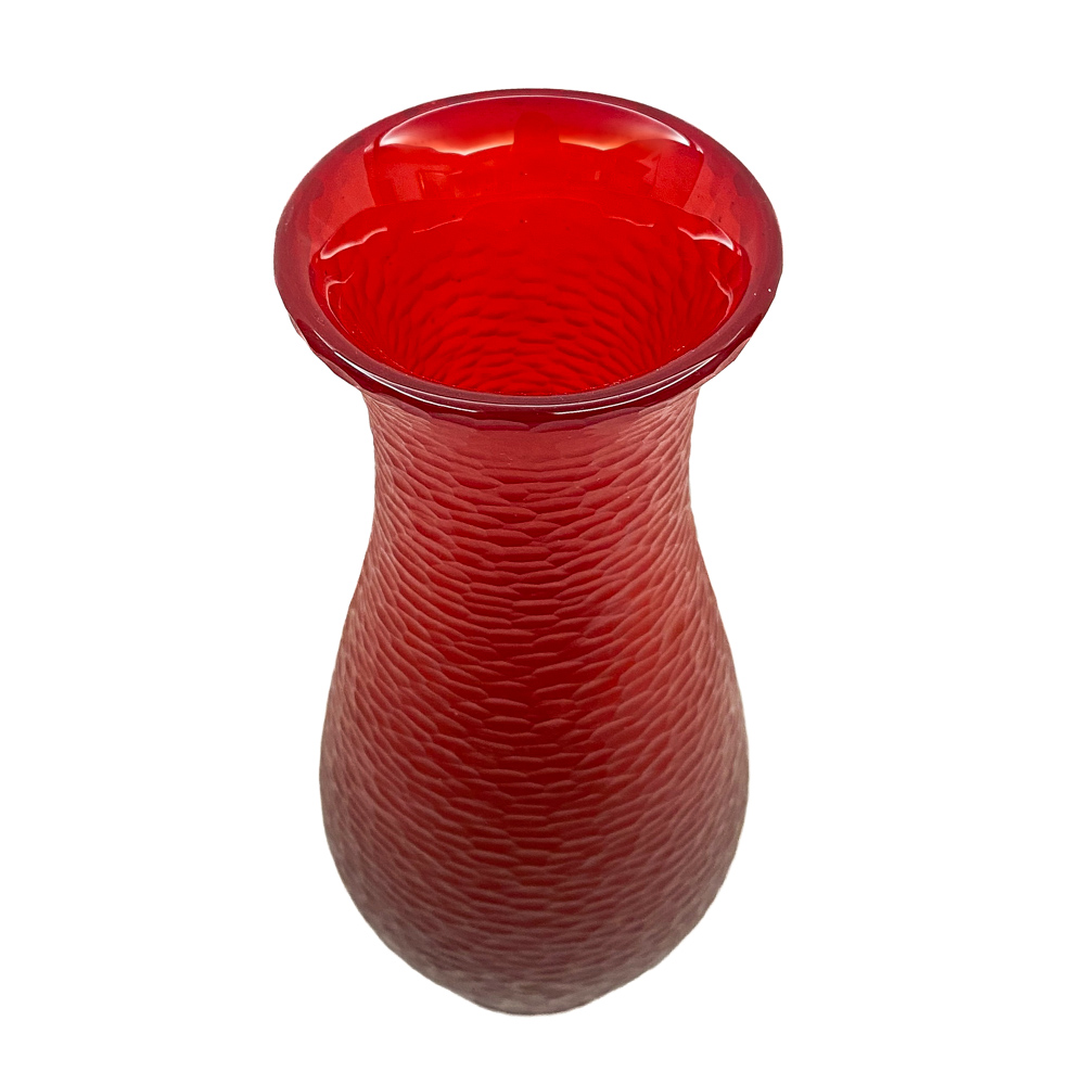 Vaso in vetro di Murano Battuti Carlo Scarpa per Venini Italia