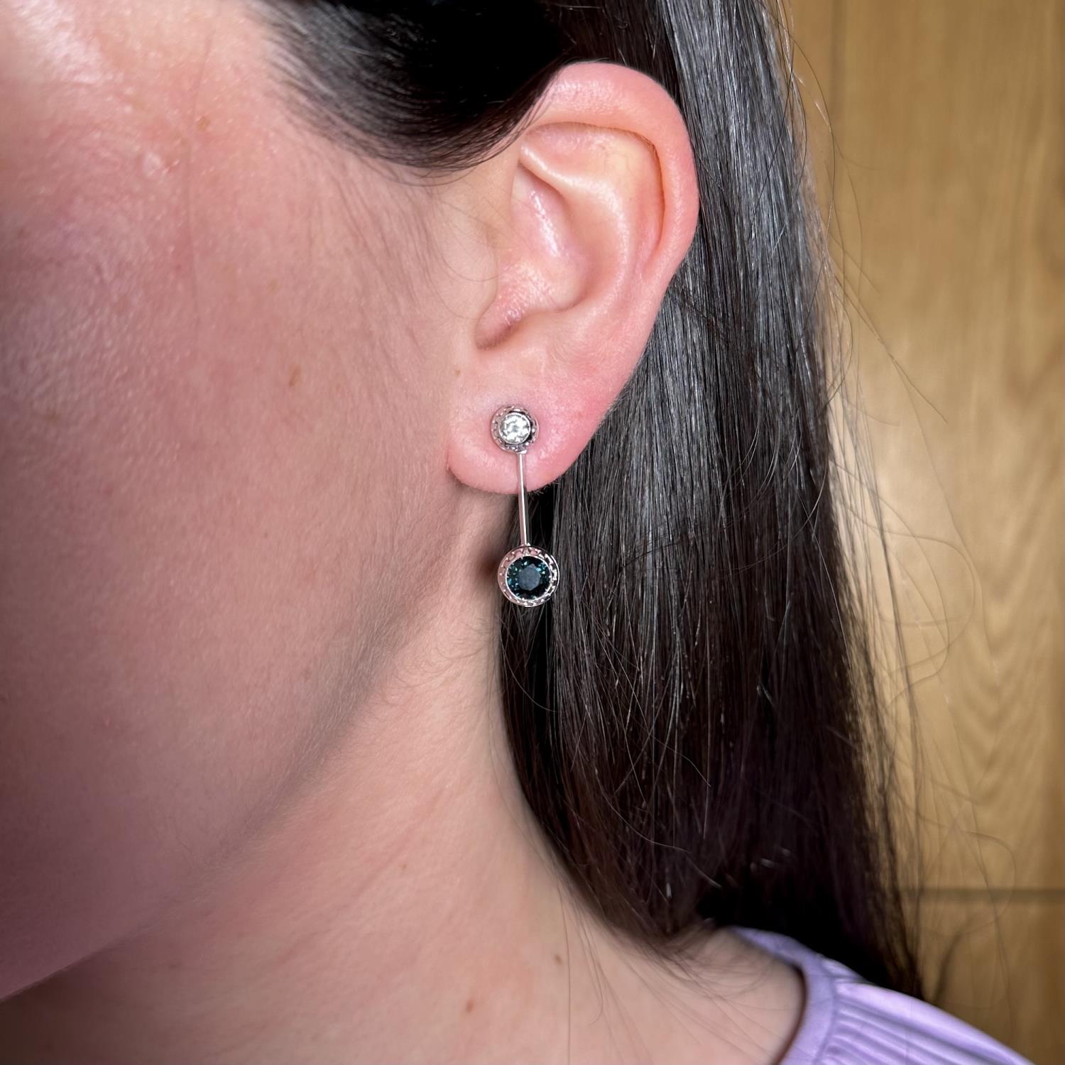 Sapphires earrings
