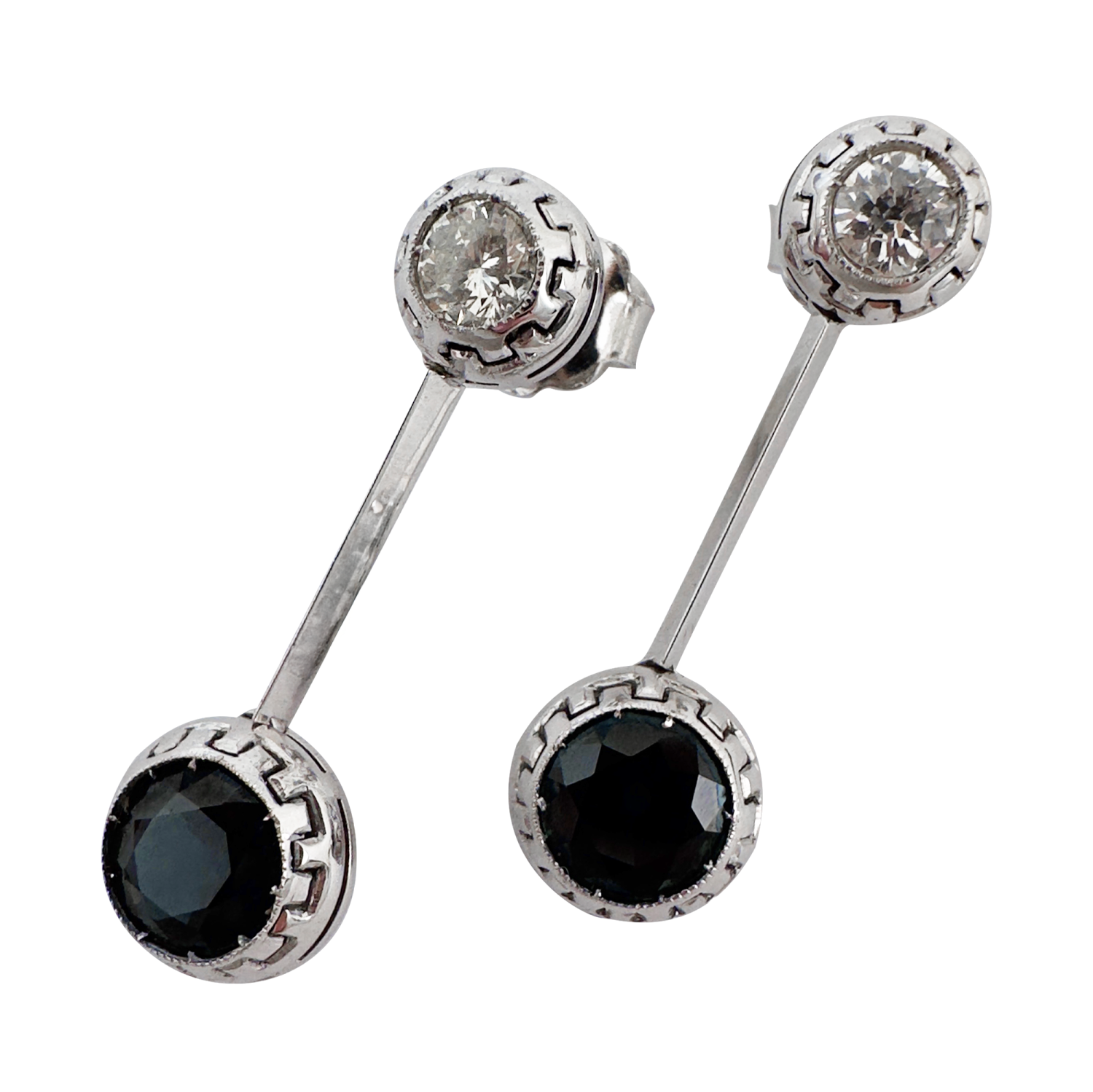 Sapphires earrings
