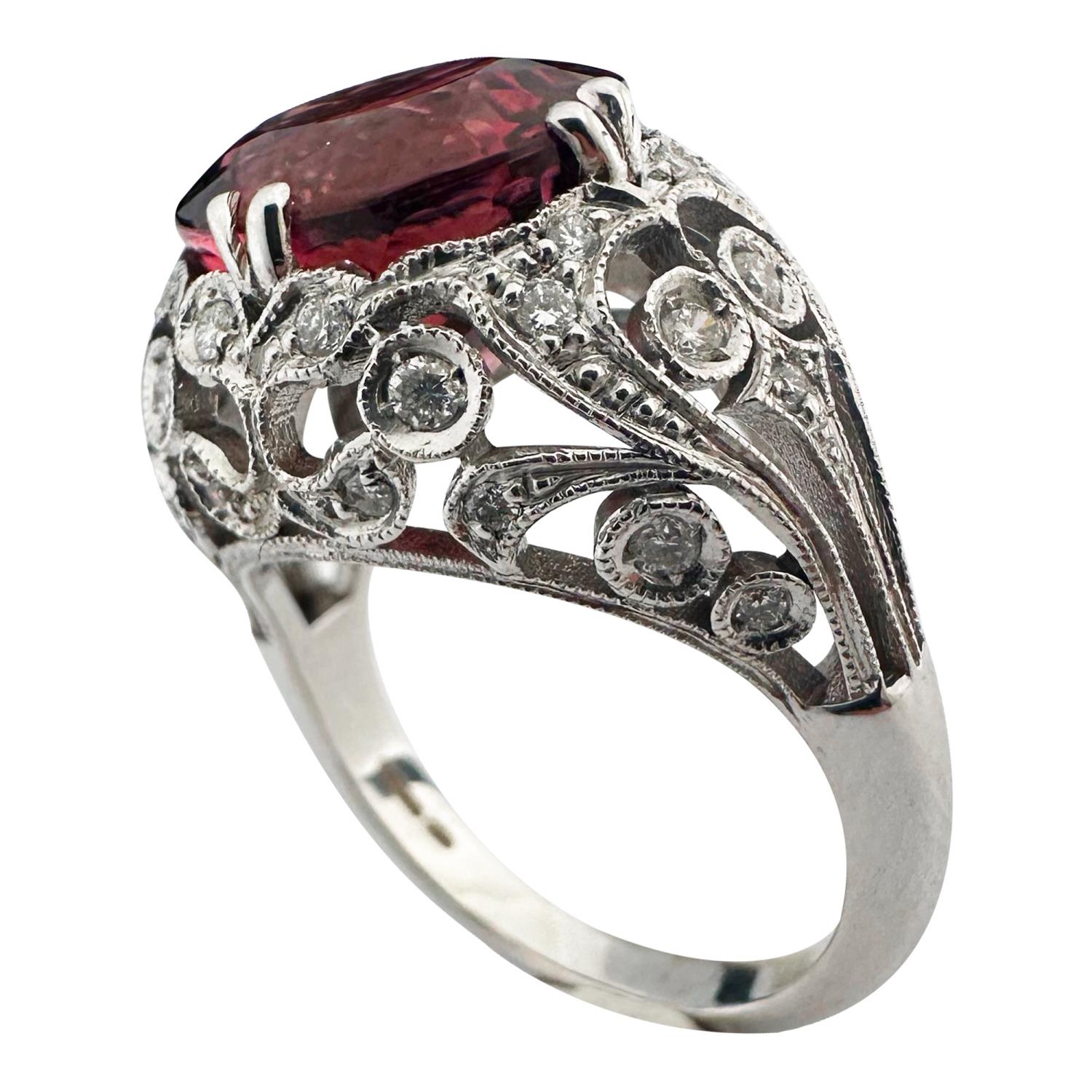 Anello rubellite