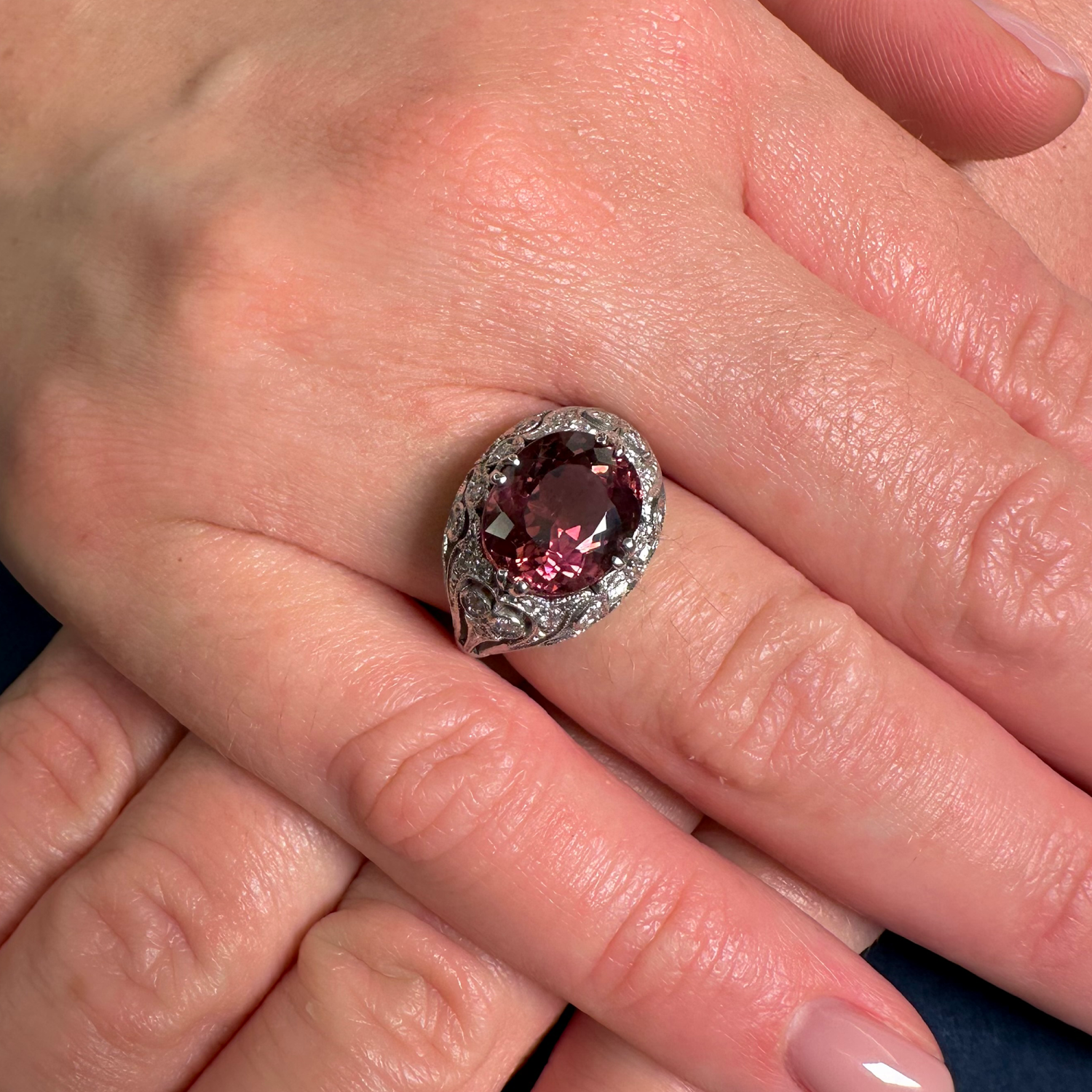 Anello rubellite