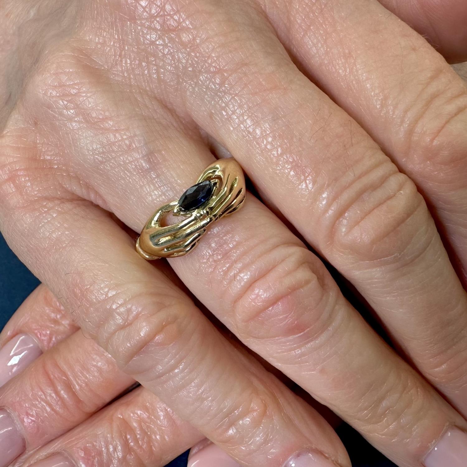 Anello zaffiro