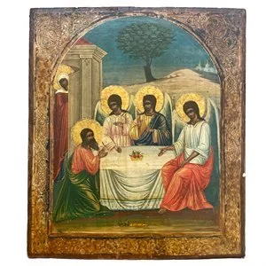 Icona Trinità dell'Antico Testamento - Russia XIX secolo