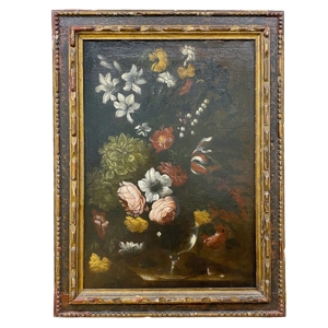 Oil on canvas - Still life - Italy 17th century