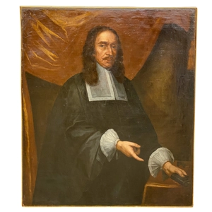 Oil on canvas - portrait of a knight - Tiberio Tinelli - Italy 17th century