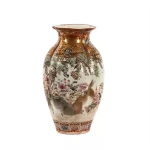 Vaso in porcellana Kutani - Giappone XIX sec.