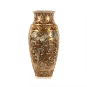 Vaso in porcellana Satsuma - Giappone XIX sec.