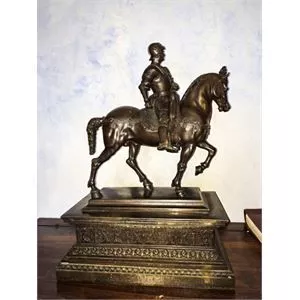 Equestrian monument by Verrocchio - Bartolomeo Colleoni - A. Pandiani Milan