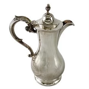Silver chocolate pot - Gurney & Co. - England 18th century