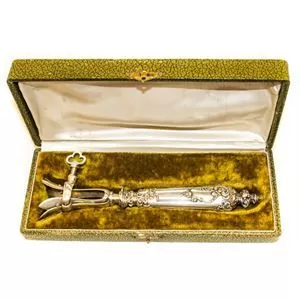 Silver cutlery for Jewish Easter - France 1850