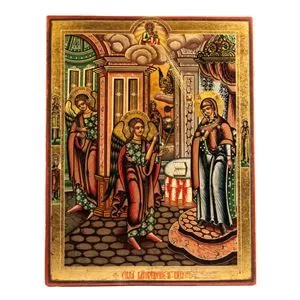 Icona dell'Annunciazione dell'Angelo - Russia XIX secolo