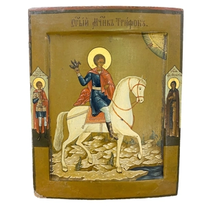 Icon of Saint Tryphon - Russia 19th century