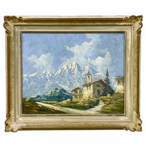 Oil on panel - Federico Morello - Italy 1920s