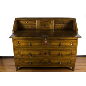 Flap-up cabinet in blond Italian cherry wood - Italy 18th century