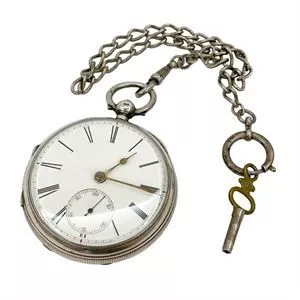 Orologio da tasca in argento - H.G - Inghilterra XIX sec.