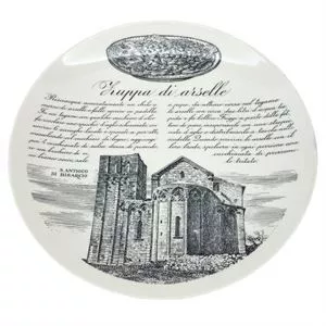 Porcelain plate - Sardinian specialties - P. Fornasetti 1970s