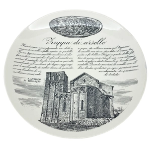 Porcelain plate - Sardinian specialties - P. Fornasetti 1970s