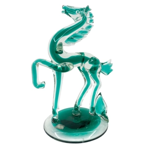 Cavallo in vetro di Murano - Ottone Ferro per A.Ve.M. - anni '30