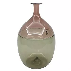 Murano glass bottle - Bolle - Wirkkala for Venini 1981