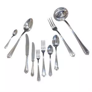 800 silver cutlery set - Italy 1970s
