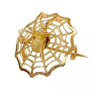 Spider-shaped brooch in 18kt yellow gold - Italy 1940s