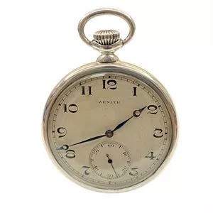 Silver 800 pocket watch - Zenith - Switzerland early 1900s