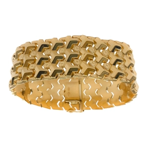 Bracciale in oro giallo 18 karati - Italia anni '50
