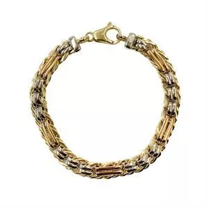18 karat yellow gold bracelet - Italy 1990s