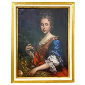 Portrait of a noblewoman - G. M. Dellepiane - Italy 18th century