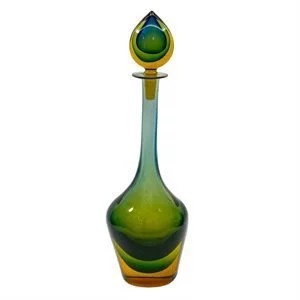 Murano glass bottle - Flavio Poli for Seguso - Italy 1950s