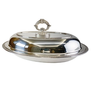 Empire-style centerpiece in 800 silver - Italy 1940s