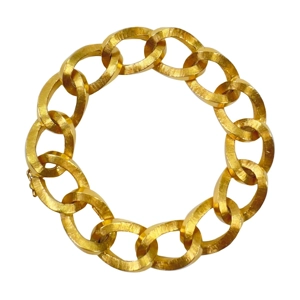 18 karats yellow gold bracelet - Italy 1950s
