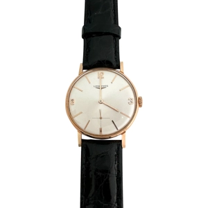 Orologio da polso in oro rosa 18 karati - Longines - Svizzera anni '50