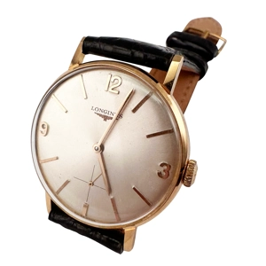 Orologio da polso in oro rosa 18 karati - Longines - Svizzera anni '50