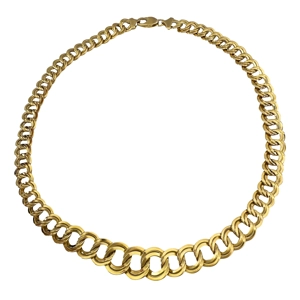 Collana in oro giallo 18 karati - Italia anni '80