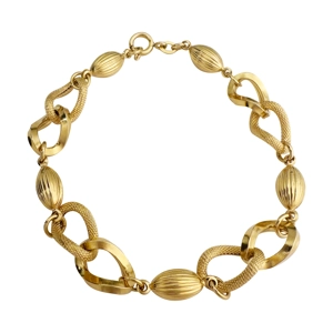 Bracciale in oro giallo 18 karati - Italia anni '60
