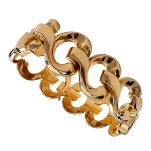 Bracciale in oro rosa 18 kararti - Italia anni '50