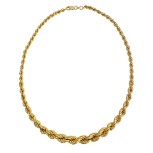 Collana in oro giallo 18 karati - Italia anni '70