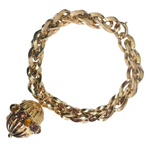 Bracciale in oro giallo 18 karati - Italia anni '50